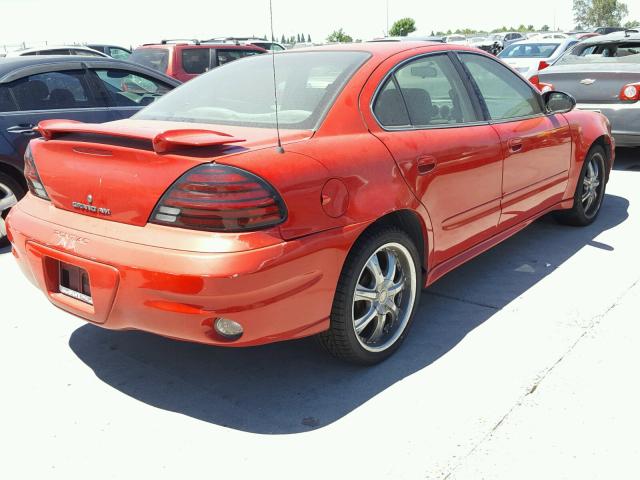 1G2NF52E84M622312 - 2004 PONTIAC GRAND AM S 红色 照片 4