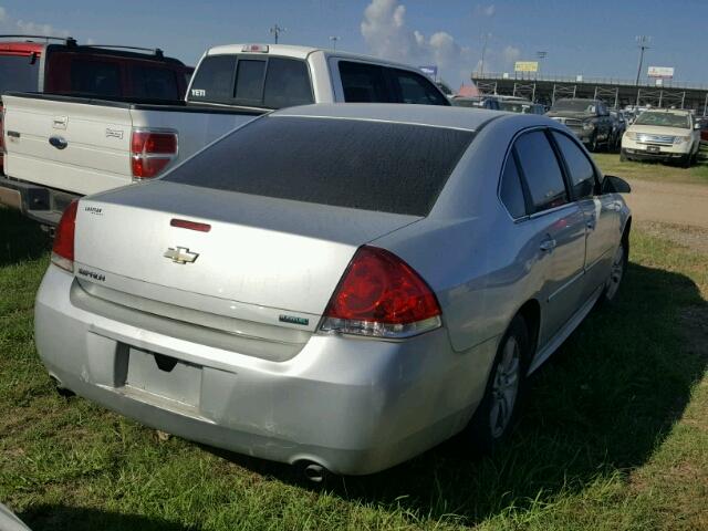 2G1WF5E31C1148345 - 2012 CHEVROLET IMPALA SILVER photo 4