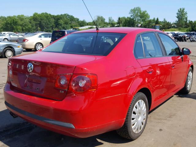 3VWPG71K47M067689 - 2007 VOLKSWAGEN JETTA 2.5 RED photo 4