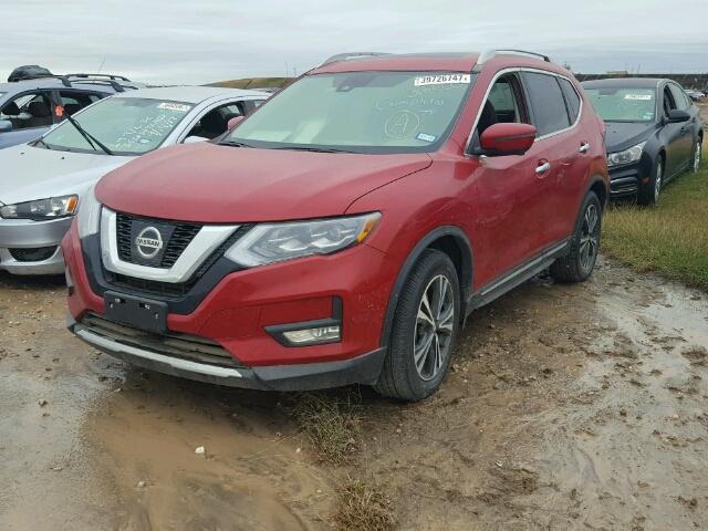 5N1AT2MT7HC772898 - 2017 NISSAN ROGUE RED photo 2