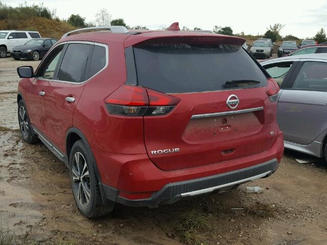 5N1AT2MT7HC772898 - 2017 NISSAN ROGUE RED photo 3