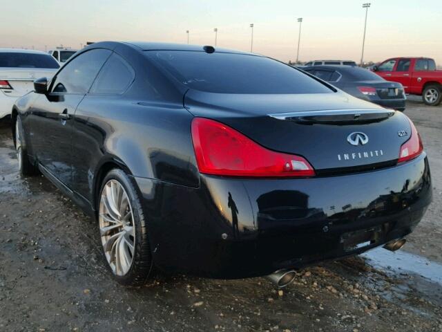 JN1CV6EK9BM214382 - 2011 INFINITI G37 BASE BLACK photo 3