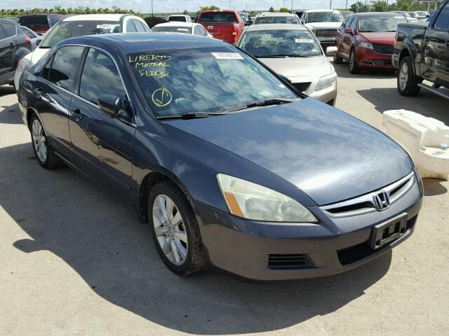 1HGCM66547A084241 - 2007 HONDA ACCORD EX BLUE photo 1