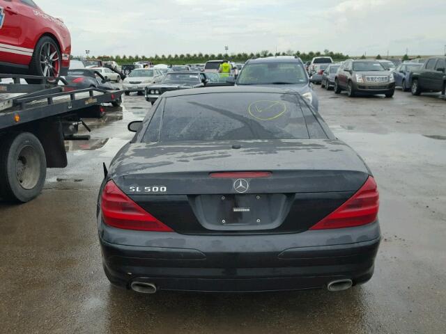 WDBSK75F05F098703 - 2005 MERCEDES-BENZ SL 500 BLACK photo 6