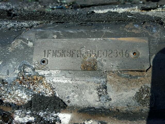 1FM5K8FH2GGC02346 - 2016 FORD EXPLORER BURN photo 10