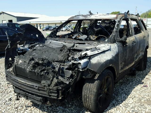 1FM5K8FH2GGC02346 - 2016 FORD EXPLORER BURN photo 2