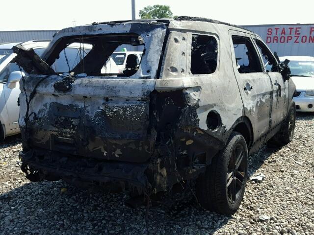 1FM5K8FH2GGC02346 - 2016 FORD EXPLORER BURN photo 4