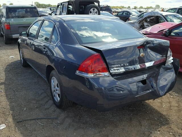 2G1WB58K781259245 - 2008 CHEVROLET IMPALA LS CHARCOAL photo 3