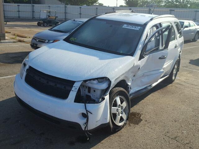 2CNDL13F996222955 - 2009 CHEVROLET EQUINOX LS WHITE photo 2