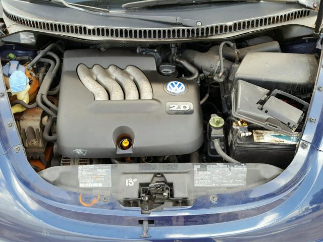 3VWCA21C9YM481547 - 2000 VOLKSWAGEN NEW BEETLE 蓝色 照片 7