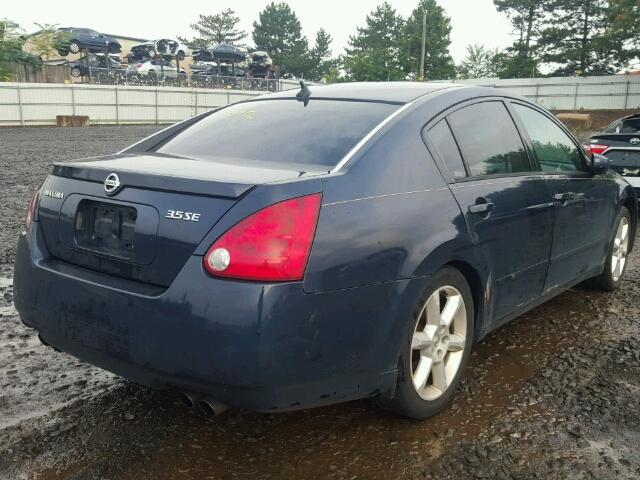 1N4BA41E36C804975 - 2006 NISSAN MAXIMA BLUE photo 4