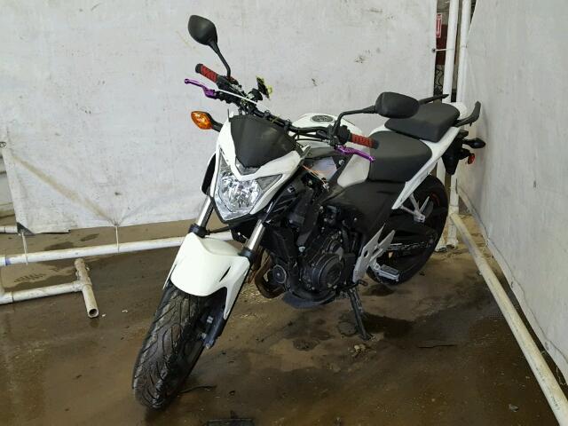 MLHPC451XD5000446 - 2013 HONDA CB500 WHITE photo 2