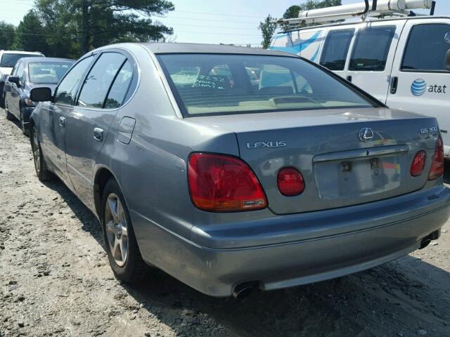 JT8BD69S720171611 - 2002 LEXUS GS GREEN photo 3
