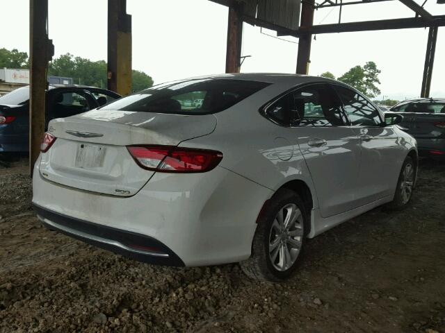 1C3CCCAB4FN578141 - 2015 CHRYSLER 200 LIMITE WHITE photo 4