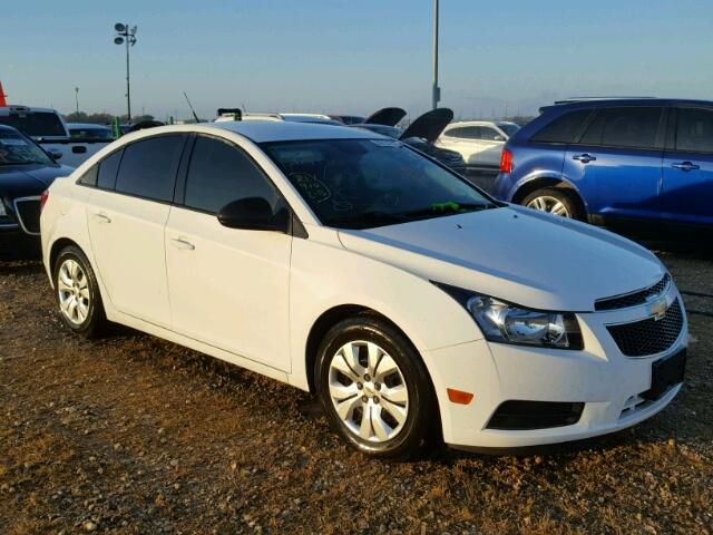 1G1PA5SH4D7257342 - 2013 CHEVROLET CRUZE LS WHITE photo 1