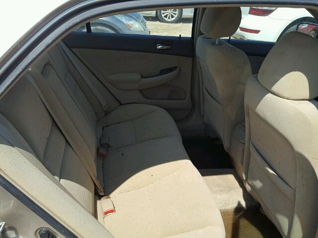 3HGCM56446G711070 - 2006 HONDA ACCORD BEIGE photo 6