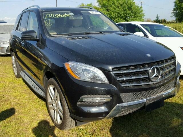 4JGDA5JBXFA609834 - 2015 MERCEDES-BENZ ML 350 BLACK photo 1