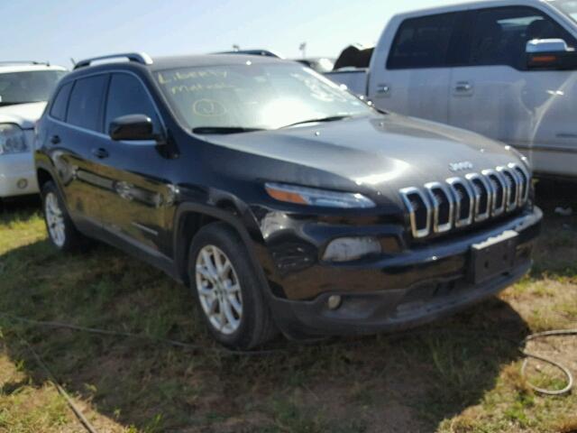 1C4PJLCS1FW589804 - 2015 JEEP CHEROKEE BLACK photo 1