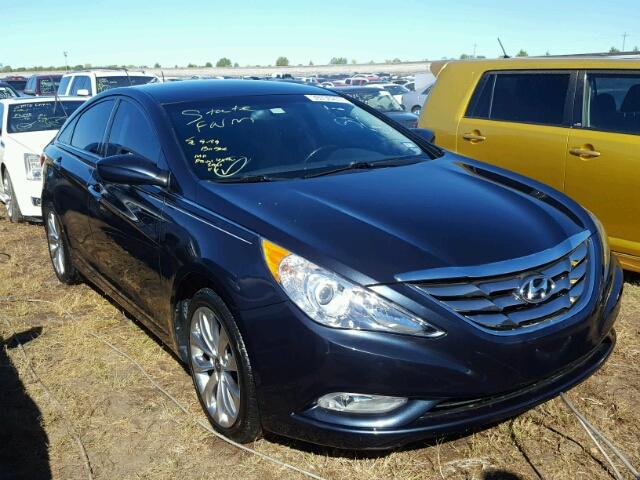 5NPEC4AC5CH478242 - 2012 HYUNDAI SONATA BLACK photo 1