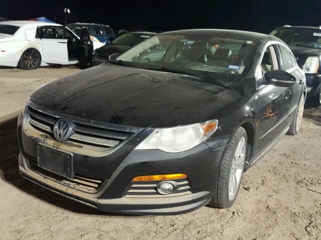 WVWMP7AN8CE536086 - 2012 VOLKSWAGEN CC BLACK photo 2