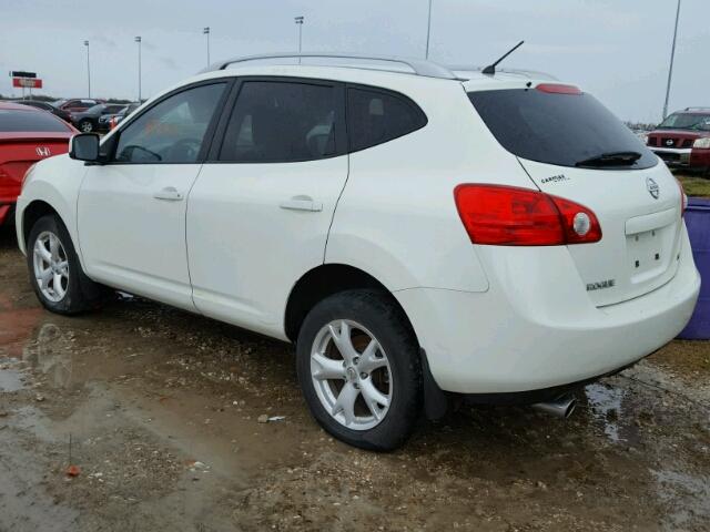 JN8AS58T29W059737 - 2009 NISSAN ROGUE WHITE photo 3