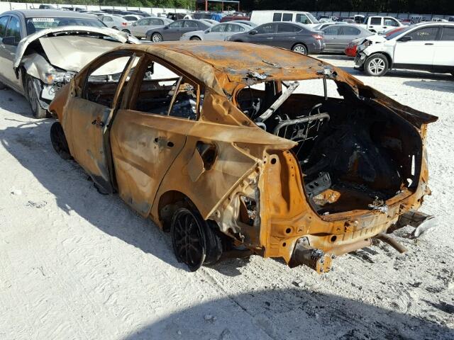 JTDKARFU2H3030275 - 2017 TOYOTA PRIUS BURN photo 3