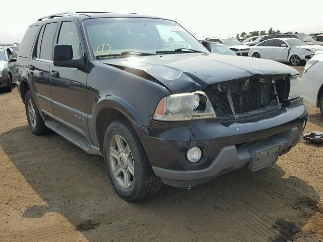 5LMEU88H74ZJ53780 - 2004 LINCOLN AVIATOR BLACK photo 1