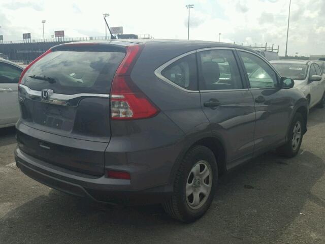 3CZRM3H38GG702854 - 2016 HONDA CR-V LX GRAY photo 4