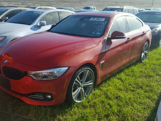 WBA4A9C54GG695320 - 2016 BMW 428 RED photo 2