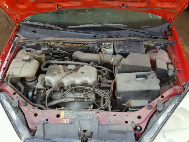1FAFP33P8YW391462 - 2000 FORD FOCUS LX RED photo 7