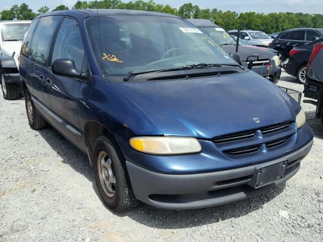 2B4FP25B3YR887121 - 2000 DODGE CARAVAN BLUE photo 1