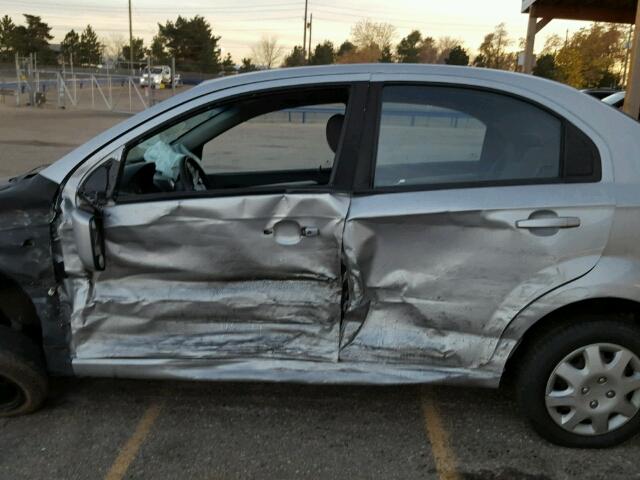 KL1TD56658B002439 - 2008 CHEVROLET AVEO BASE Күміс фото 10