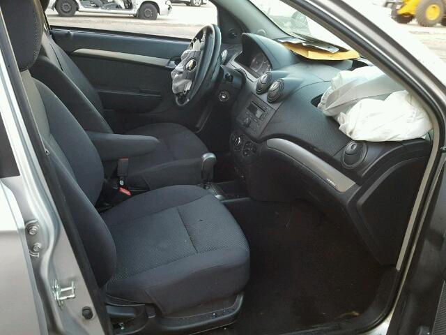 KL1TD56658B002439 - 2008 CHEVROLET AVEO BASE Күміс фото 5