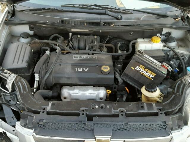 KL1TD56658B002439 - 2008 CHEVROLET AVEO BASE Күміс фото 7