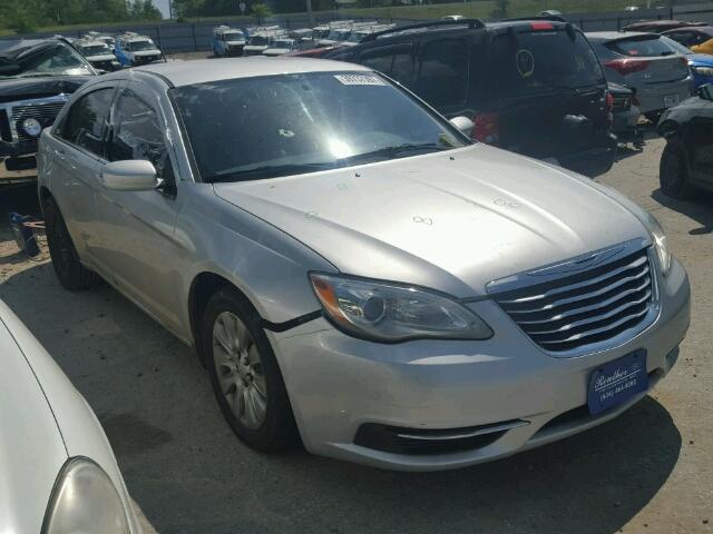 1C3CCBAB5CN100493 - 2012 CHRYSLER 200 LX SILVER photo 1