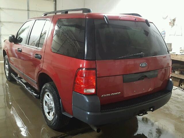 1FMZU62K44UA86839 - 2004 FORD EXPLORER X RED photo 3