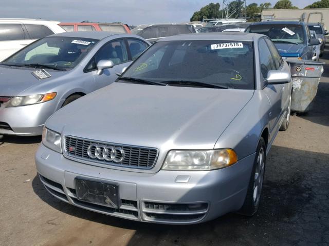 WAURD68D91A001145 - 2001 AUDI S4 2.7 QUA SILVER photo 2