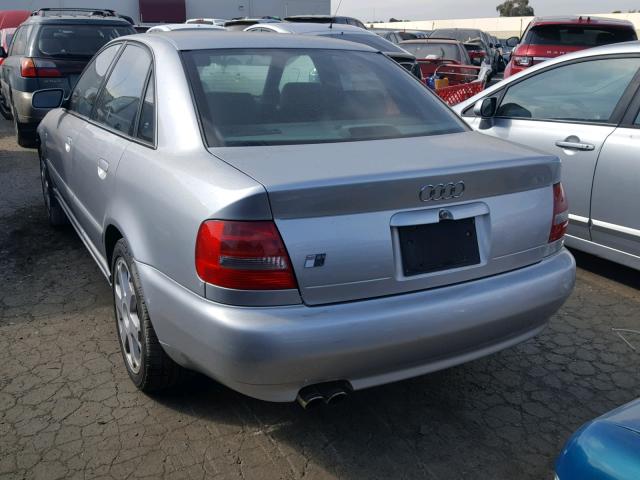 WAURD68D91A001145 - 2001 AUDI S4 2.7 QUA SILVER photo 3