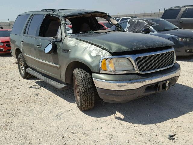 1FMEU15L91LB02153 - 2001 FORD EXPEDITION GREEN photo 1