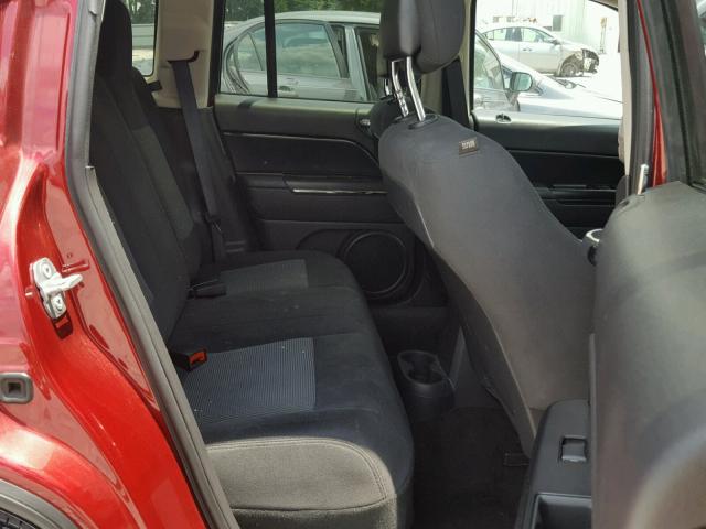 1C4NJCBA2ED925020 - 2014 JEEP COMPASS SP MAROON photo 6