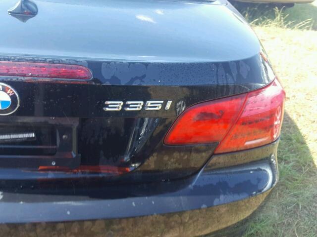 WBADX7C58BE579271 - 2011 BMW 335 I BLACK photo 9