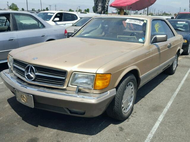 WDBCA45D1GA228444 - 1986 MERCEDES-BENZ 560 SEC GOLD photo 2