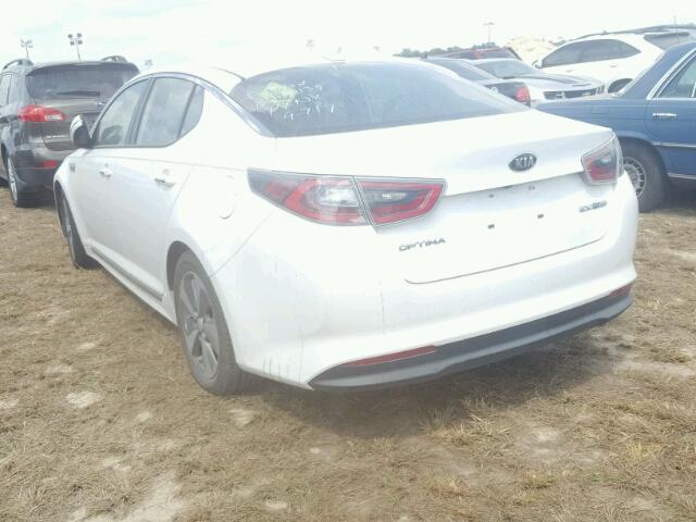 KNAGN4AD7E5068652 - 2014 KIA OPTIMA WHITE photo 3