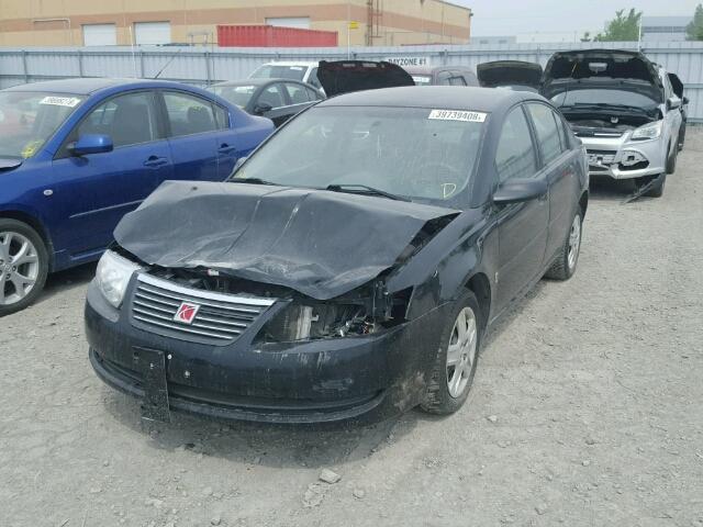 1G8AJ55F47Z159325 - 2007 SATURN ION LEVEL BLACK photo 2