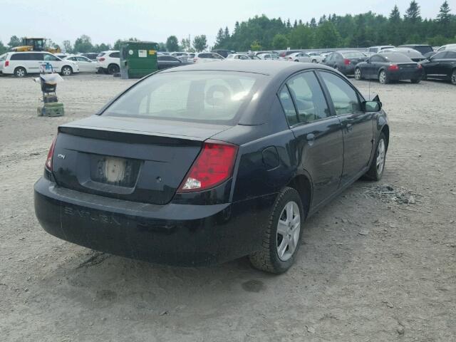 1G8AJ55F47Z159325 - 2007 SATURN ION LEVEL BLACK photo 4