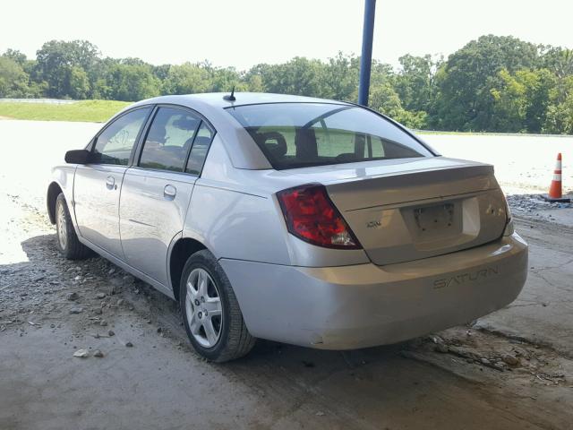 1G8AJ55F27Z133189 - 2007 SATURN ION LEVEL SILVER photo 3
