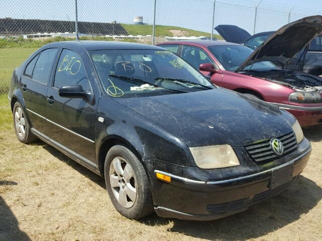 3VWSK69M34M125876 - 2004 VOLKSWAGEN JETTA BLACK photo 1