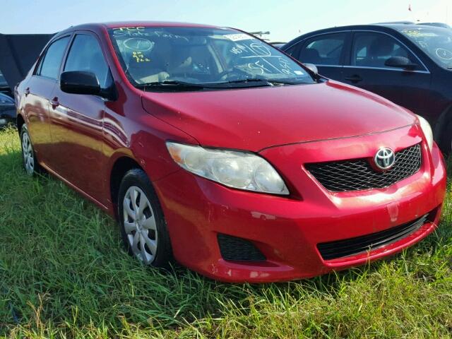 JTDBL40E89J015999 - 2009 TOYOTA COROLLA RED photo 1