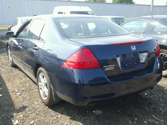 1HGCM56336A090586 - 2006 HONDA ACCORD SE BLUE photo 3