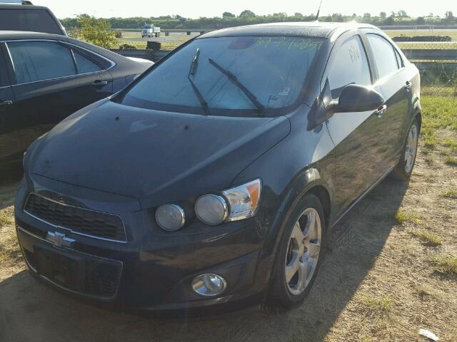 1G1JE5SB6D4114786 - 2013 CHEVROLET SONIC LTZ BLACK photo 2